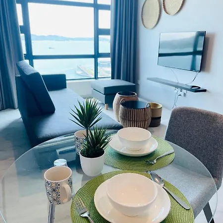 Keen Suites-Jesselton Quay Kota Kinabalu Bagian luar foto