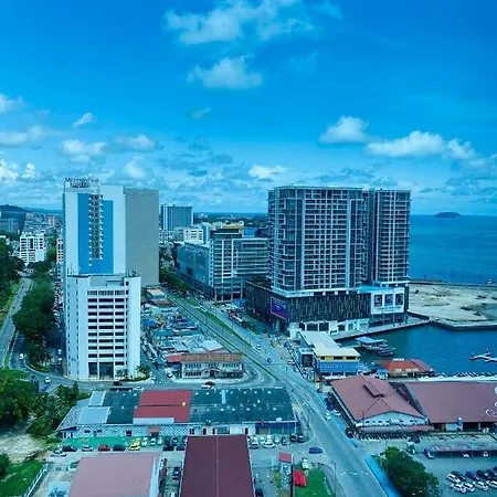Keen Suites-Jesselton Quay Kota Kinabalu Bagian luar foto